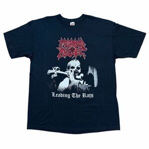 VTG Morbid Angel Leading The Rats The Sickness Continues Graphic T-Shirt XL Y2K